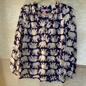 Lilly Pulitzer Elsa Silk Top